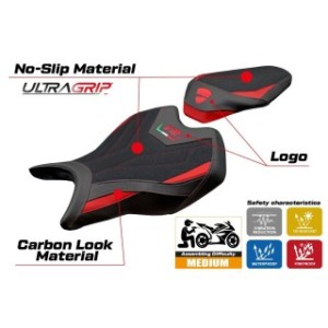 RIVESTIMENTO SELLA TPZ  ULTRAGRIP CON LOGO  DUCATI PANIGALE V2 2025