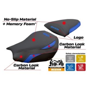 RIVESTIMENTO SELLA TPZ  COMFORT SYSTEM CON LOGO  KAWASAKI NINJA ZX 10 R 2006/2007