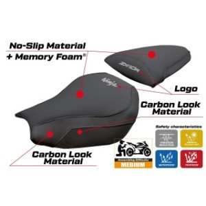 RIVESTIMENTO SELLA TPZ  COMFORT SYSTEM CON LOGO  KAWASAKI NINJA ZX 10 R 2006/2007