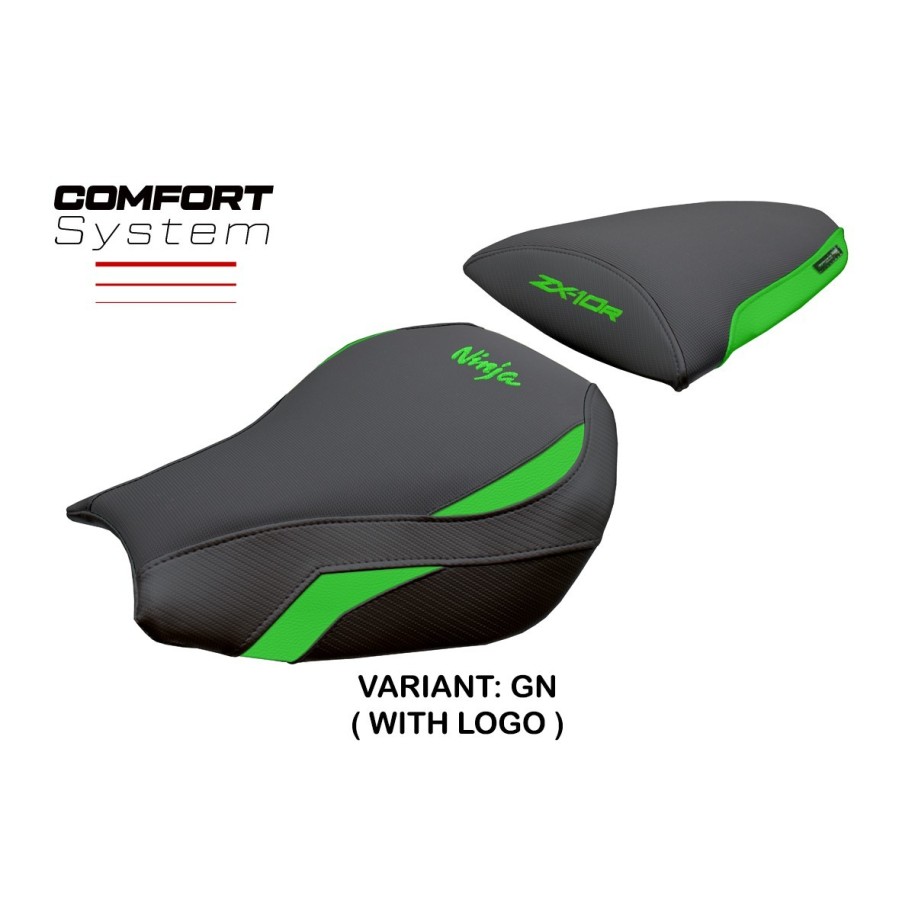 RIVESTIMENTO SELLA TPZ  COMFORT SYSTEM CON LOGO  KAWASAKI NINJA ZX 10 R 2006/2007