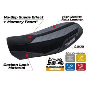 RIVESTIMENTO SELLA TPZ  COMFORT SYSTEM CON LOGO  DUCATI SCRAMBLER NIGHTSHIFT 2021/2022