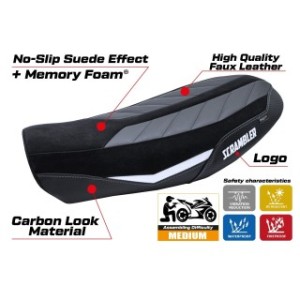 RIVESTIMENTO SELLA TPZ  COMFORT SYSTEM CON LOGO  DUCATI SCRAMBLER NIGHTSHIFT 2021/2022