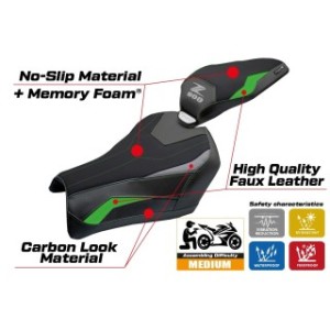 RIVESTIMENTO SELLA TPZ  COMFORT SYSTEM NO LOGO KAWASAKI Z 900 2025