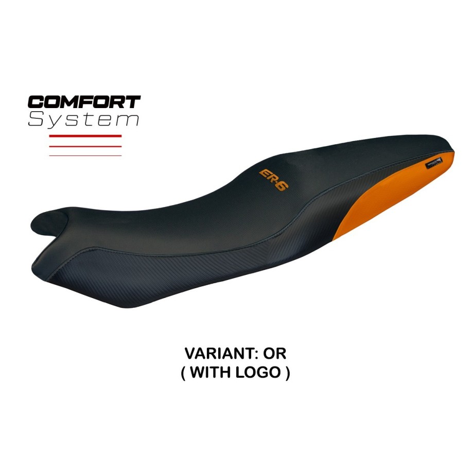 RIVESTIMENTO SELLA TPZ  COMFORT SYSTEM CON LOGO  KAWASAKI ER-6N / ER-6F 2005/2011