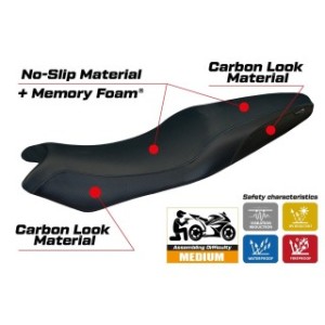 RIVESTIMENTO SELLA TPZ  COMFORT SYSTEM NO LOGO KAWASAKI ER-6N / ER-6F 2005/2011