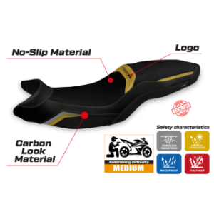 RIVESTIMENTO SELLA TPZ  STANDARD CON LOGO  BMW F 900 XR 2019/2025