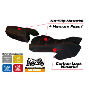 RIVESTIMENTO SELLA TPZ  COMFORT SYSTEM NO LOGO DUCATI MULTISTRADA 620/1000/1100 2003/2009