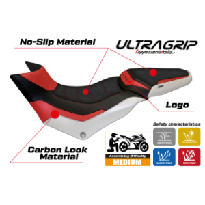RIVESTIMENTO SELLA TPZ  ULTRAGRIP CON LOGO  DUCATI MULTISTRADA 950 2017/2021
