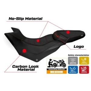 RIVESTIMENTO SELLA TPZ  ULTRAGRIP CON LOGO  DUCATI MULTISTRADA 950 2017/2021