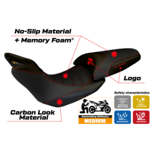 RIVESTIMENTO SELLA TPZ  COMFORT SYSTEM CON LOGO  DUCATI MULTISTRADA 1200 2012/2014