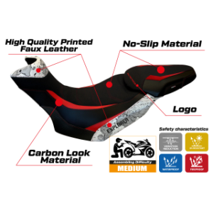 RIVESTIMENTO SELLA TPZ  ULTRAGRIP CON LOGO  DUCATI MULTISTRADA 1200/1260 ENDURO 2016/2021