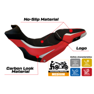 RIVESTIMENTO SELLA TPZ  ULTRAGRIP CON LOGO  DUCATI MULTISTRADA 1200/1260 ENDURO 2016/2021