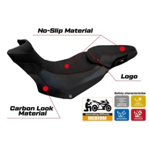 RIVESTIMENTO SELLA TPZ  ULTRAGRIP CON LOGO  DUCATI MULTISTRADA 1200/1260 ENDURO 2016/2021