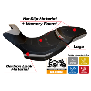 RIVESTIMENTO SELLA TPZ  COMFORT SYSTEM CON LOGO  DUCATI MULTISTRADA 1200/1260 ENDURO 2016/2021