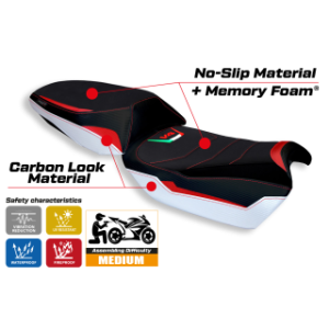 RIVESTIMENTO SELLA TPZ  COMFORT SYSTEM NO LOGO DUCATI MULTISTRADA V4 SELLA NORMALE 2021/2025