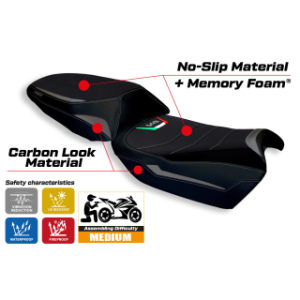 RIVESTIMENTO SELLA TPZ  COMFORT SYSTEM NO LOGO DUCATI MULTISTRADA V4 SELLA NORMALE 2021/2025