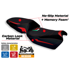 RIVESTIMENTO SELLA TPZ  COMFORT SYSTEM NO LOGO DUCATI MULTISTRADA V4 SELLA NORMALE 2021/2025
