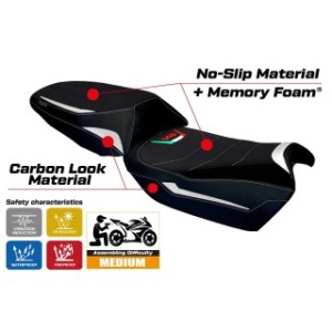 RIVESTIMENTO SELLA TPZ  COMFORT SYSTEM NO LOGO DUCATI MULTISTRADA V4 SELLA NORMALE 2021/2025