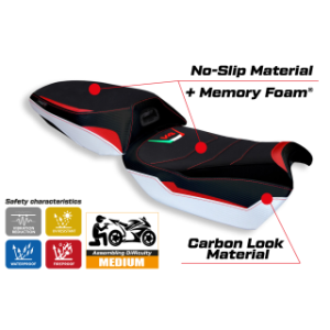 RIVESTIMENTO SELLA TPZ  COMFORT SYSTEM NO LOGO DUCATI MULTISTRADA V4 SELLA RISCALDATA 2021/2025