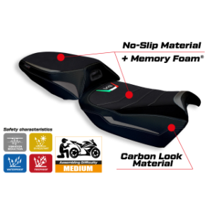 RIVESTIMENTO SELLA TPZ  COMFORT SYSTEM NO LOGO DUCATI MULTISTRADA V4 SELLA RISCALDATA 2021/2025