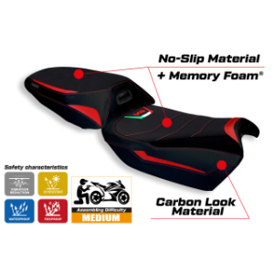 RIVESTIMENTO SELLA TPZ  COMFORT SYSTEM NO LOGO DUCATI MULTISTRADA V4 SELLA RISCALDATA 2021/2025