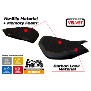 RIVESTIMENTO SELLA TPZ  COMFORT SYSTEM NO LOGO DUCATI PANIGALE 899 2013/2015