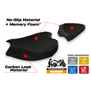RIVESTIMENTO SELLA TPZ  COMFORT SYSTEM NO LOGO DUCATI PANIGALE V2 2020/2024