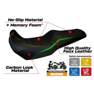 RIVESTIMENTO SELLA TPZ  COMFORT SYSTEM NO LOGO KAWASAKI VERSYS 1000 2019/2024