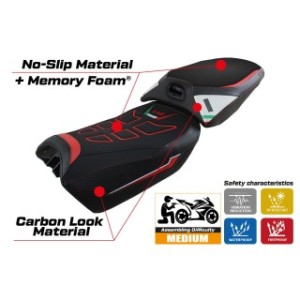 RIVESTIMENTO SELLA TPZ  COMFORT SYSTEM NO LOGO DUCATI MULTISTRADA V4 SELLA RISCALDATA 2022/2025