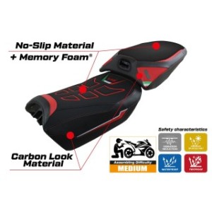 RIVESTIMENTO SELLA TPZ  COMFORT SYSTEM NO LOGO DUCATI MULTISTRADA V4 SELLA RISCALDATA 2022/2025