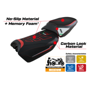 RIVESTIMENTO SELLA TPZ  COMFORT SYSTEM NO LOGO DUCATI MULTISTRADA V4 SELLA NORMALE 2022/2025