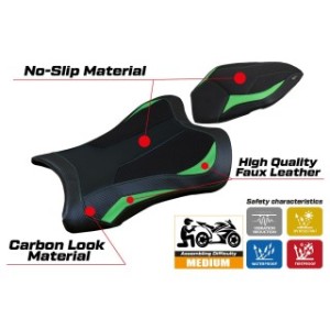 RIVESTIMENTO SELLA TPZ  ULTRAGRIP NO LOGO KAWASAKI NINJA ZX 10 R 2021/2025