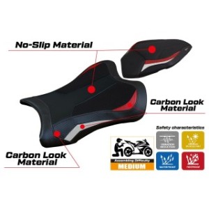 RIVESTIMENTO SELLA TPZ  ULTRAGRIP NO LOGO KAWASAKI NINJA ZX 10 R 2021/2025