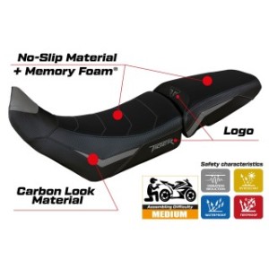 RIVESTIMENTO SELLA TPZ  COMFORT SYSTEM CON LOGO  TRIUMPH TIGER 900 2020/2023