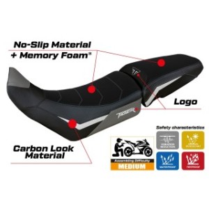 RIVESTIMENTO SELLA TPZ  COMFORT SYSTEM CON LOGO  TRIUMPH TIGER 900 2020/2023
