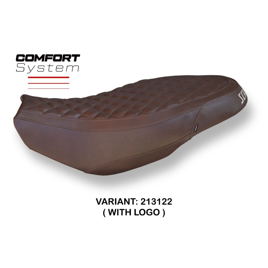 RIVESTIMENTO SELLA TPZ  COMFORT SYSTEM CON LOGO  DUCATI SCRAMBLER 400/800/1100 2015/2024