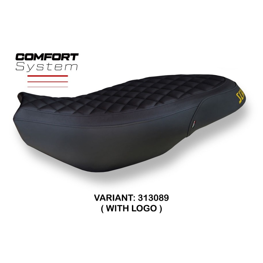 RIVESTIMENTO SELLA TPZ  COMFORT SYSTEM CON LOGO  DUCATI SCRAMBLER 400/800/1100 2015/2024