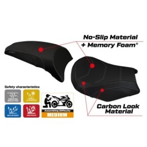 RIVESTIMENTO SELLA TPZ  COMFORT SYSTEM NO LOGO KAWASAKI NINJA 650 2017/2025