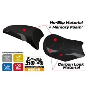 RIVESTIMENTO SELLA TPZ  COMFORT SYSTEM NO LOGO KAWASAKI NINJA 650 2017/2025