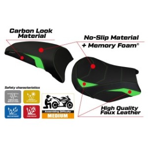 RIVESTIMENTO SELLA TPZ  COMFORT SYSTEM NO LOGO KAWASAKI NINJA 650 2017/2025