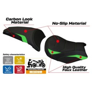 RIVESTIMENTO SELLA TPZ  ULTRAGRIP NO LOGO KAWASAKI NINJA 650 2017/2025