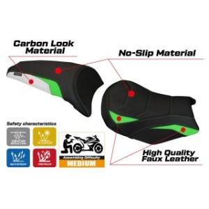 RIVESTIMENTO SELLA TPZ  ULTRAGRIP NO LOGO KAWASAKI NINJA 650 2017/2025
