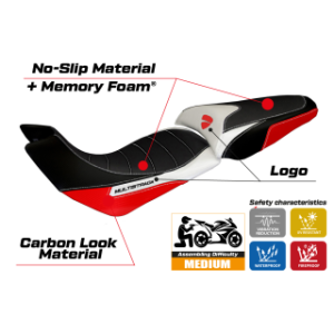 RIVESTIMENTO SELLA TPZ  COMFORT SYSTEM CON LOGO  DUCATI MULTISTRADA 1200 2012/2014