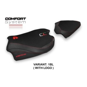 RIVESTIMENTO SELLA TPZ  COMFORT SYSTEM CON LOGO  DUCATI STREETFIGHTER V4 2020/2024