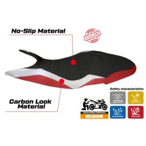 RIVESTIMENTO SELLA TPZ  ULTRAGRIP NO LOGO DUCATI SUPER SPORT 2017/2024