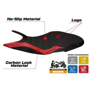 RIVESTIMENTO SELLA TPZ  ULTRAGRIP CON LOGO  DUCATI SUPER SPORT 2017/2024