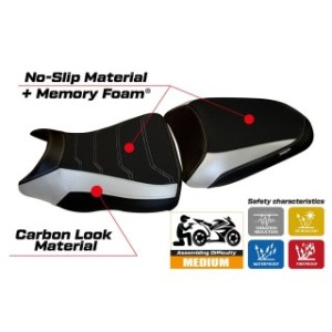 RIVESTIMENTO SELLA TPZ  COMFORT SYSTEM NO LOGO KAWASAKI ER-6N / ER-6F 2012/2016