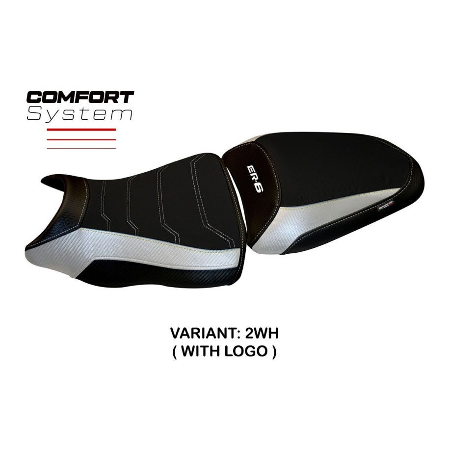 RIVESTIMENTO SELLA TPZ  COMFORT SYSTEM CON LOGO  KAWASAKI ER-6N / ER-6F 2012/2016