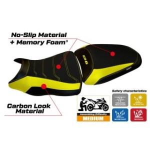 RIVESTIMENTO SELLA TPZ  COMFORT SYSTEM NO LOGO KAWASAKI ER-6N / ER-6F 2012/2016