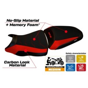 RIVESTIMENTO SELLA TPZ  COMFORT SYSTEM NO LOGO KAWASAKI ER-6N / ER-6F 2012/2016